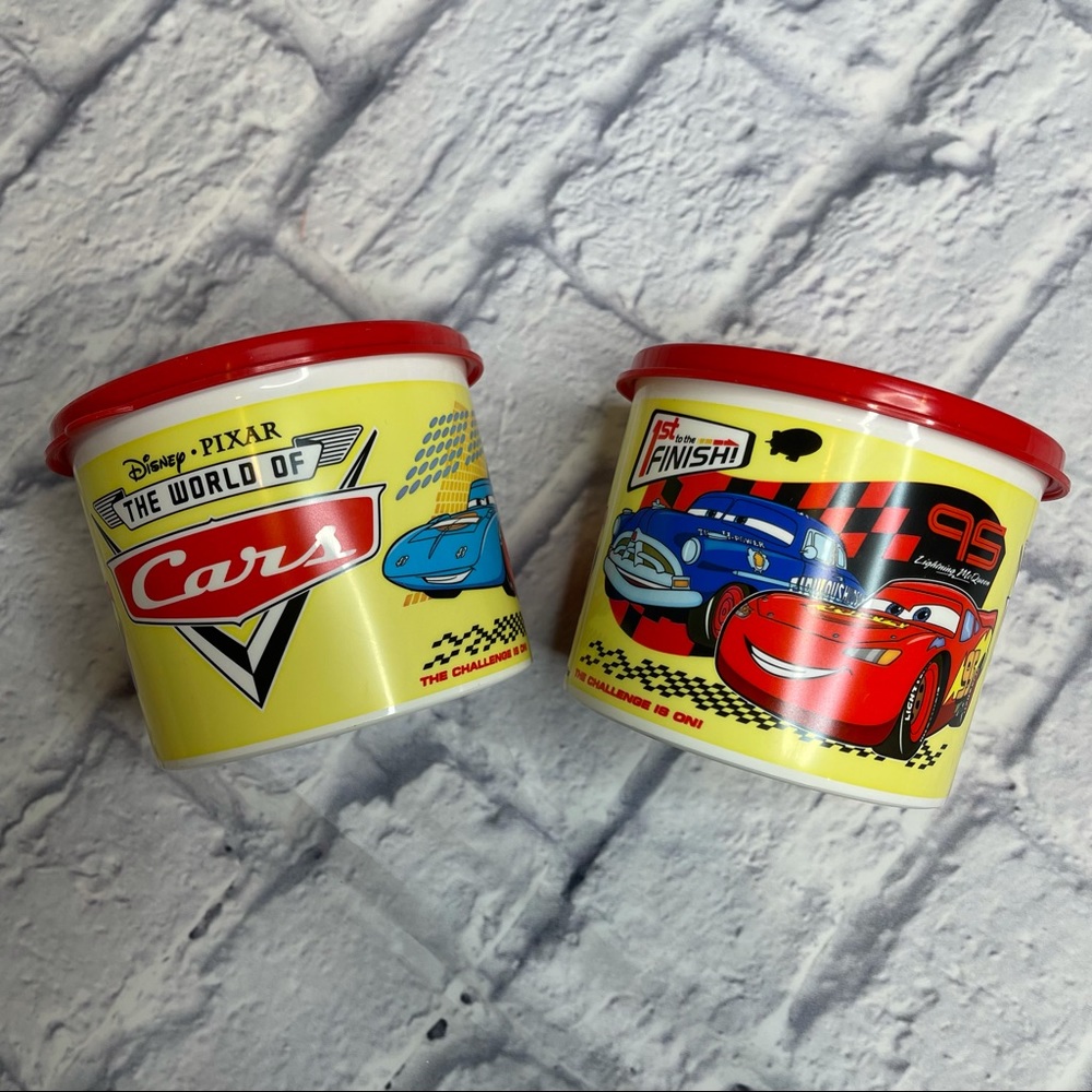 Cars Lightning Mcqueen 2pc Kids Canister Set‎